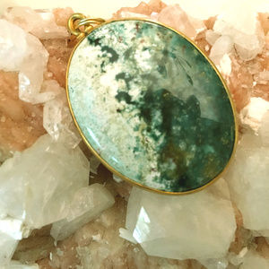 NEW~Handcrafted Agate Pendant